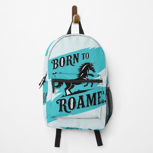Item preview, Born To Roam - Black on Blue designed and sold by LisaMise.