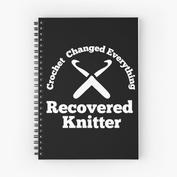 Item preview, Recovered Knitter | Crochet Changed Everything  designed and sold by SipAndStitchCo.