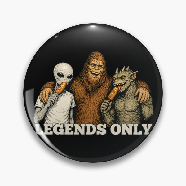 Item preview, Bigfoot, Alien & Chupacabra Legends Corn Dog Club Funny Paranormal Monster Artwork designed and sold by TheTrendsDesk.