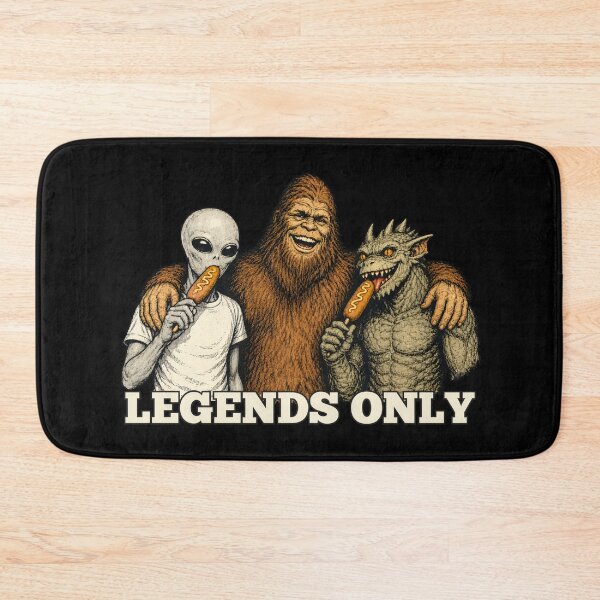 Item preview, Bigfoot, Alien & Chupacabra Legends Corn Dog Club Funny Paranormal Monster Artwork designed and sold by TheTrendsDesk.