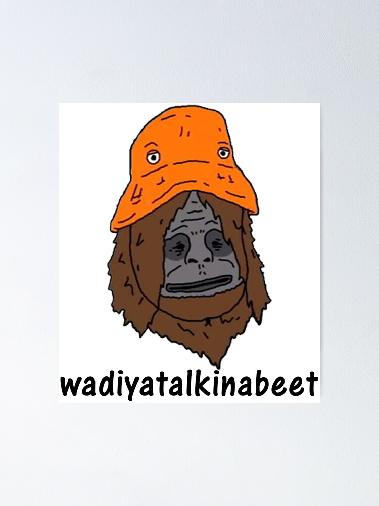 sassy the sasquatch orange hat