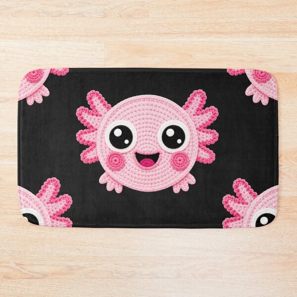 Item preview, Funny Axolotl Face Crochet Style designed and sold by ColorSplash123.