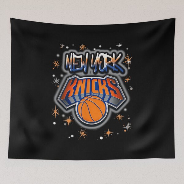 Item preview, New York Knicks Airbrush Logo Streetwear Tee designed and sold by Ophtizu.