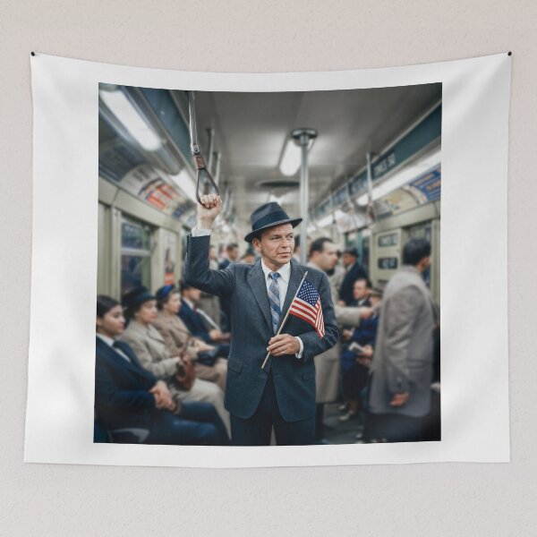 Item preview, Frank Sinatra Patriotic Celebrity Portrait designed and sold by Home Decor Art.