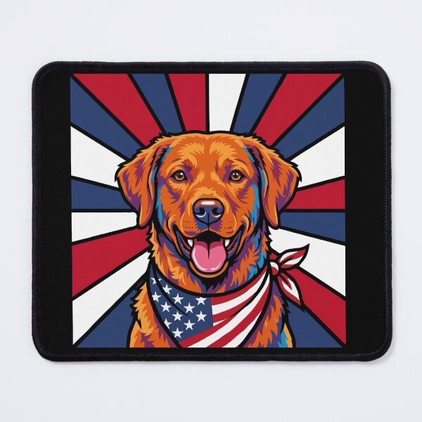 Item preview, Chesapeake Bay Retriever 4th of July Dog – Patriotic USA Puppy Gift designed and sold by The Real Life Symphony.