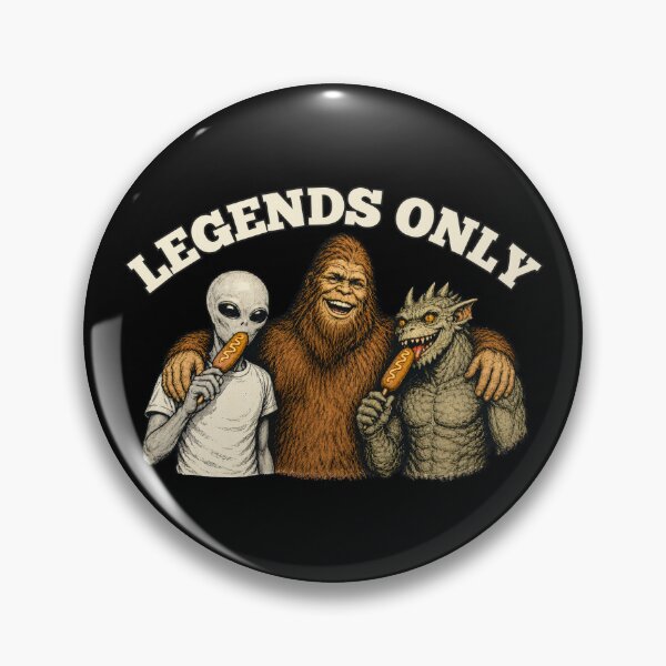 Item preview, Bigfoot, Alien & Chupacabra Corn Dog Club Legends Funny Paranormal Monster Artwork designed and sold by TheTrendsDesk.