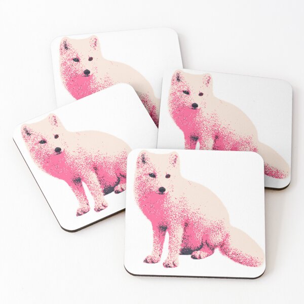 Item preview, Sitting Arctic Fox (Pixelated) designed and sold by Fire TheMann.