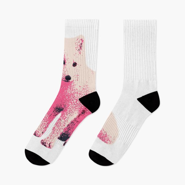 Item preview, Sitting Arctic Fox (Pixelated) designed and sold by Fire TheMann.