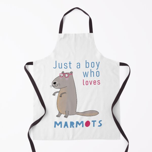 Item preview, Just a boy who Loves Marmots designed and sold by Carla Daly.