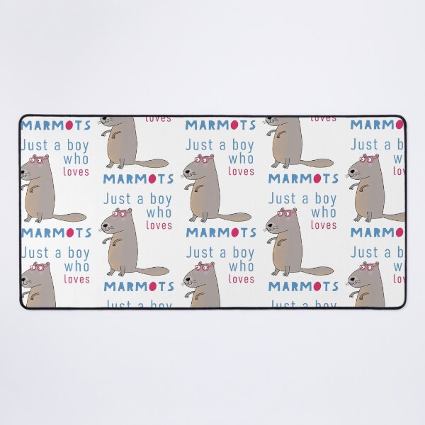 Item preview, Just a boy who Loves Marmots designed and sold by Carla Daly.