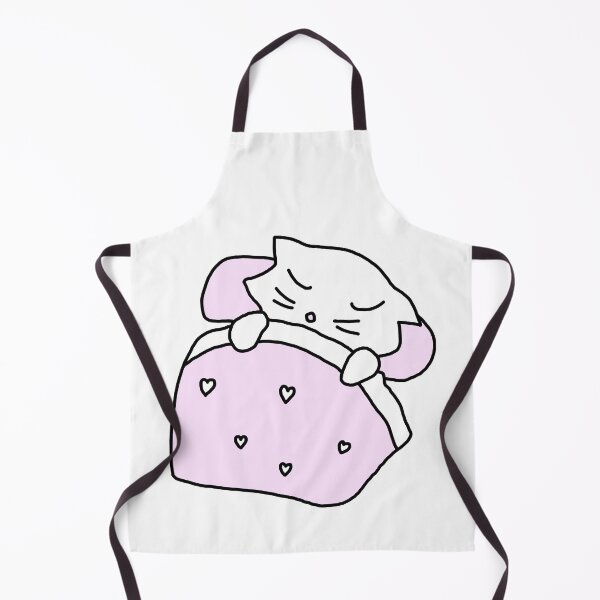 Item preview, Cozy Sleeping White Cat Lily designed and sold by Rakfana&Gabriel.artist.
