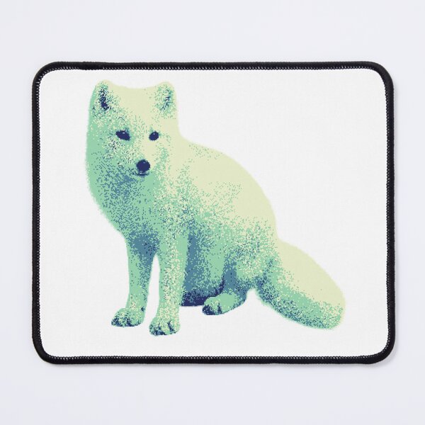 Item preview, Sitting Arctic Fox (Pixelated) designed and sold by Fire TheMann.