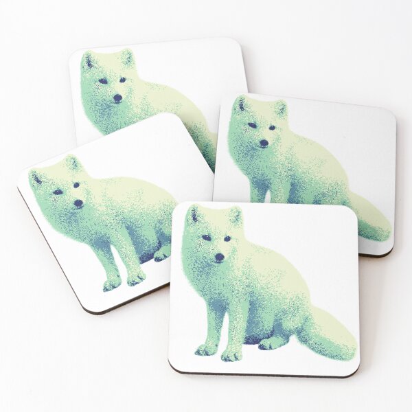 Item preview, Sitting Arctic Fox (Pixelated) designed and sold by Fire TheMann.