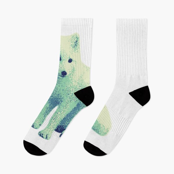 Item preview, Sitting Arctic Fox (Pixelated) designed and sold by Fire TheMann.
