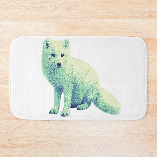 Item preview, Sitting Arctic Fox (Pixelated) designed and sold by Fire TheMann.