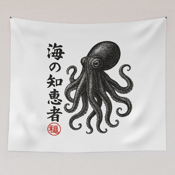 Item preview, Ocean Wisdom Octopus designed and sold by SiarheiYur.