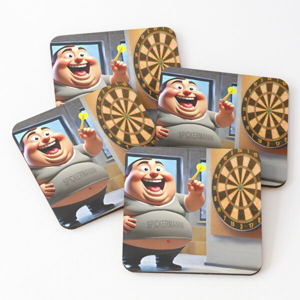 Item preview, The funny Spickermanni with his dart during dart training designed and sold by Segasprojects.
