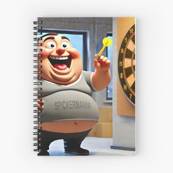 Item preview, The funny Spickermanni with his dart during dart training designed and sold by Segasprojects.