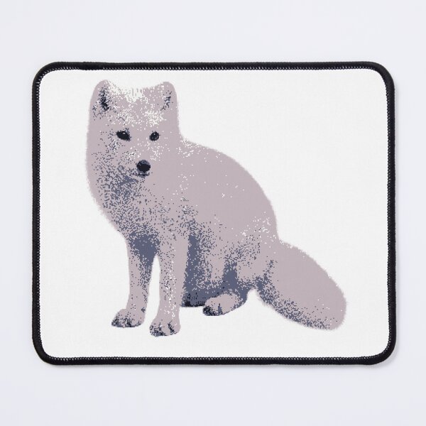 Item preview, Sitting Arctic Fox (Pixelated) designed and sold by Fire TheMann.