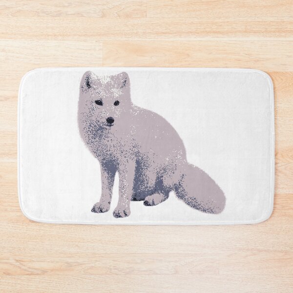Item preview, Sitting Arctic Fox (Pixelated) designed and sold by Fire TheMann.