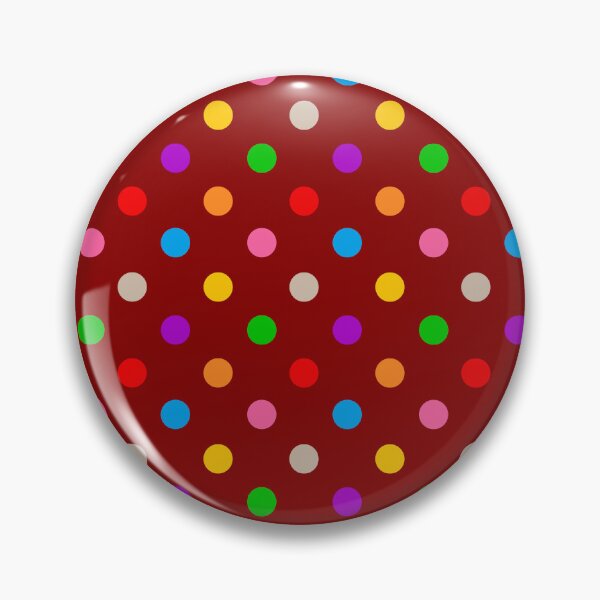 Item preview, Red Colorful Polka Dots Design   designed and sold by PatternTitan.