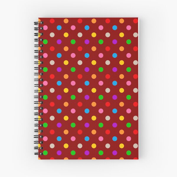 Item preview, Red Colorful Polka Dots Design   designed and sold by PatternTitan.