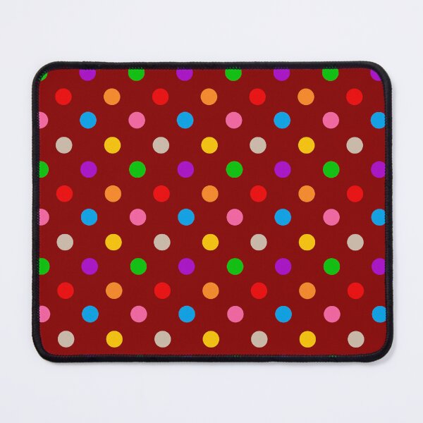 Item preview, Red Colorful Polka Dots Design designed and sold by PatternTitan.