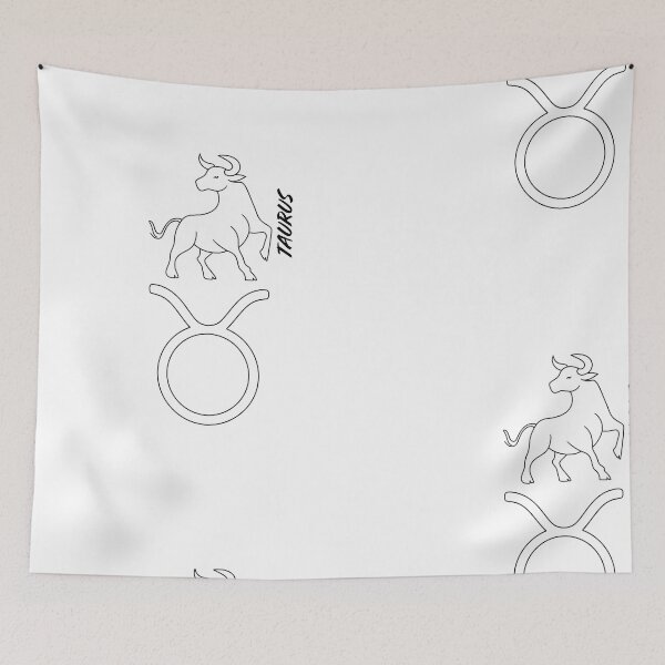 Item preview, Taurus Zodiac Sign Celestial Bull Astrology Art designed and sold by FANTASYoDarknes.