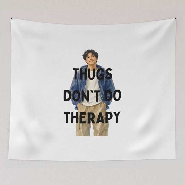 Item preview, Thugs Don't Do Therapy  designed and sold by thecooltable.