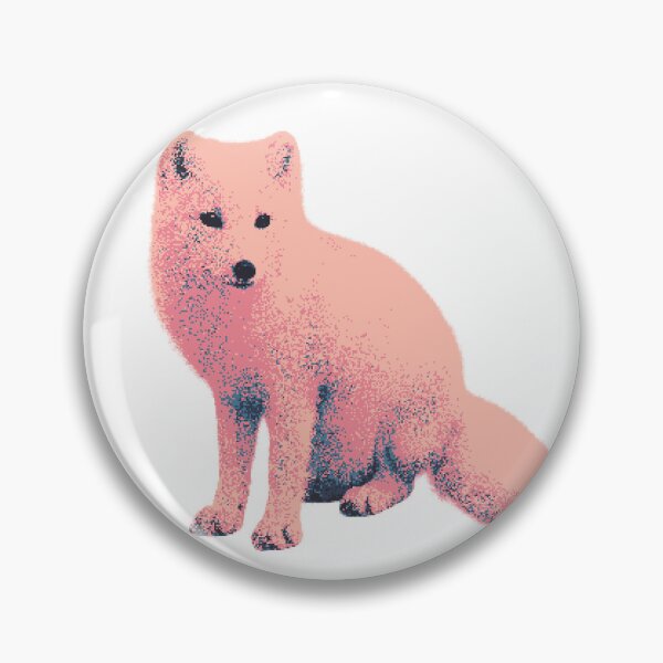 Item preview, Sitting Arctic Fox (Pixelated) designed and sold by Fire TheMann.