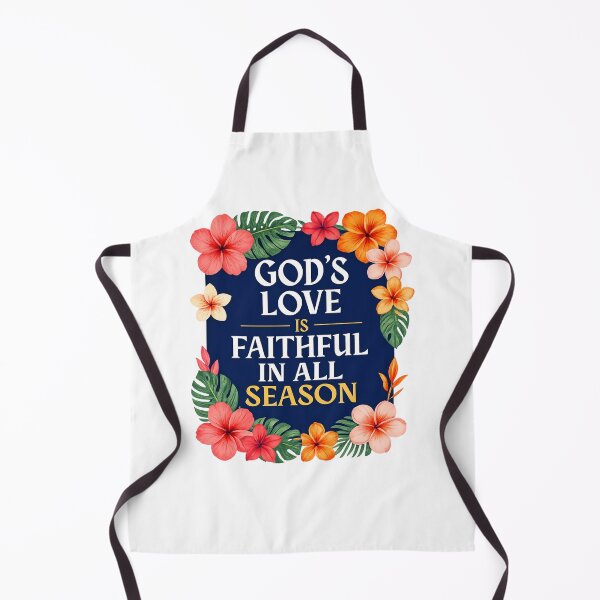 Item preview, "God’s Love Is Faithful in All Seasons: Floral Christian Wear. designed and sold by KINGDOM GOLD STUDIO.