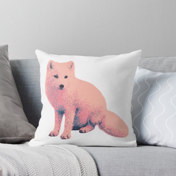 Item preview, Sitting Arctic Fox (Pixelated) designed and sold by Fire TheMann.