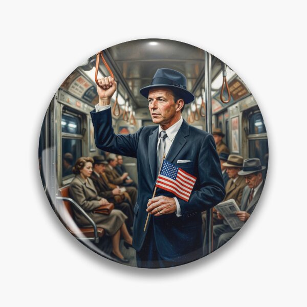 Item preview, Frank Sinatra Patriotic Celebrity Portrait designed and sold by Home Decor Art.