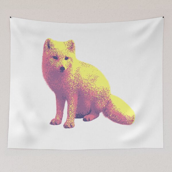Item preview, Sitting Arctic Fox (Pixelated) designed and sold by Fire TheMann.