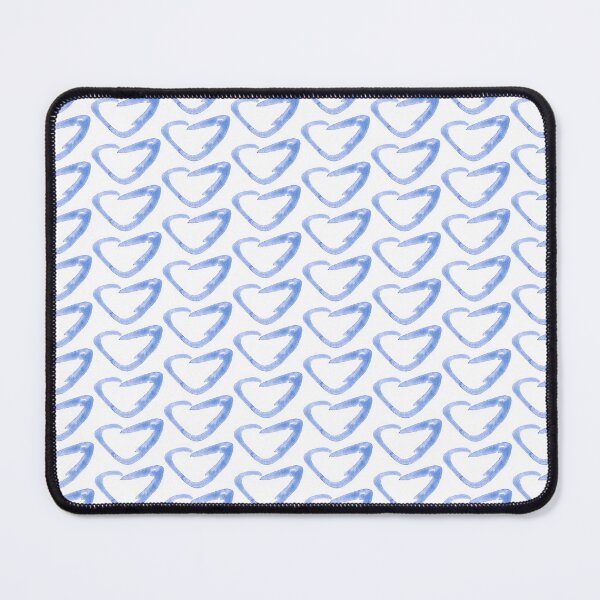 Item preview, Minimal blue watercolor heart outline with a soft hand-painted texture and airy pastel aesthetic designed and sold by SashaZinch.