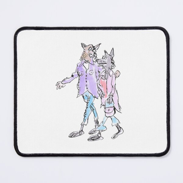 Item preview, Dog couple walking designed and sold by Inky Fingers Illustrations.