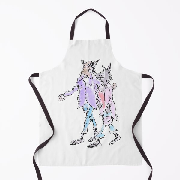 Item preview, Dog couple walking designed and sold by Inky Fingers Illustrations.