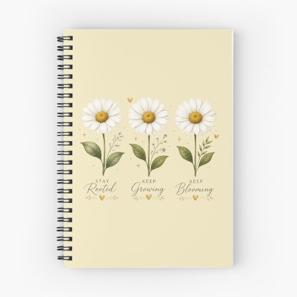 Item preview, Three Daisy Flowers Minimal Floral Illustration designed and sold by astersgraphics.