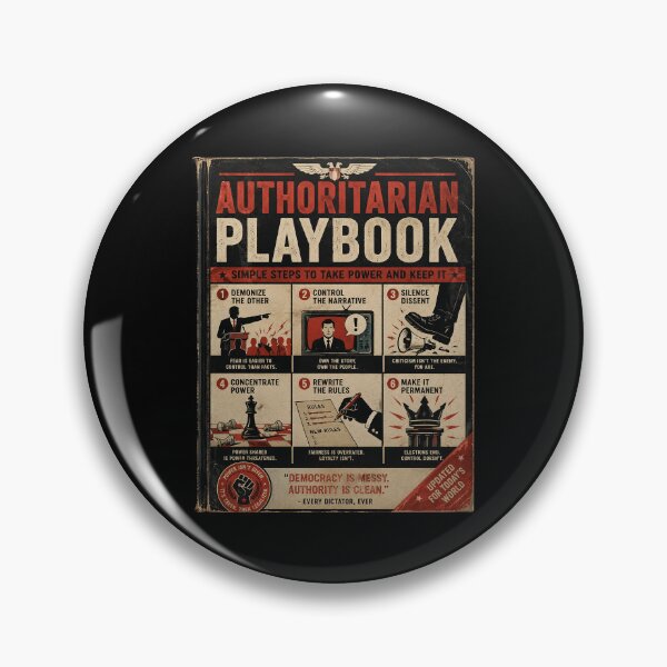 Item preview, Authoritarian Playbook designed and sold by ChickenFund.