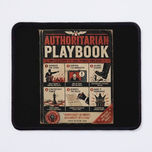 Item preview, Authoritarian Playbook designed and sold by ChickenFund.