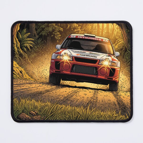 Item preview, Mitsubishi Lancer Evo Cartoon designed and sold by Racing Art Store.