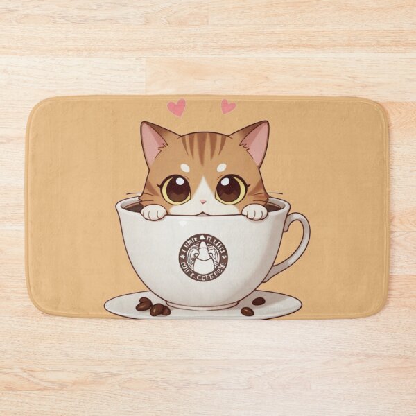 Item preview, I LOVE COFFEE AND CATS designed and sold by BLUESKY11a.