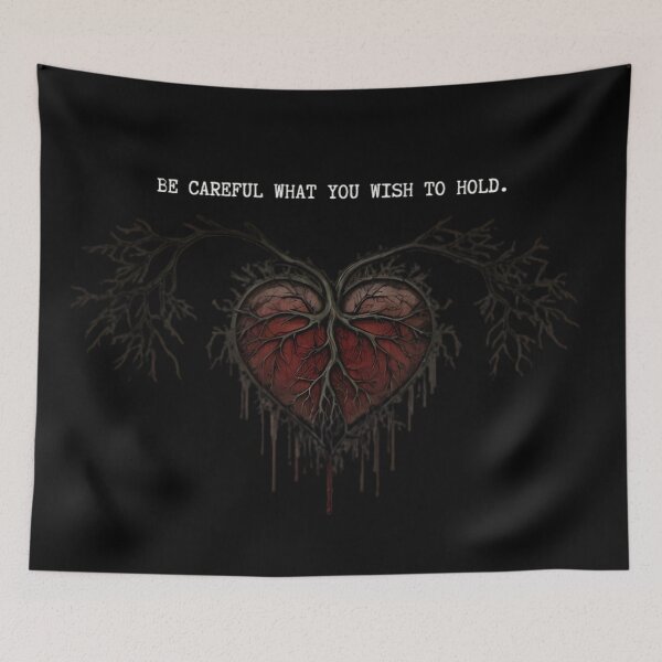 Item preview, Dark Botanical Broken Heart - Be Careful What You Wish To Hold designed and sold by tommysworks.