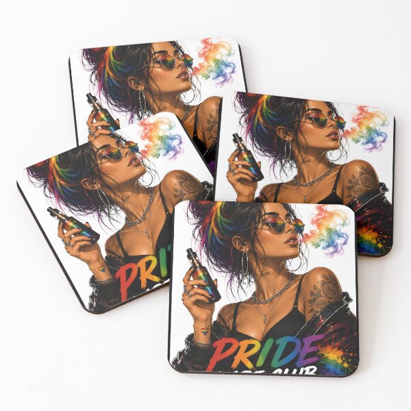 Aperçu de l'œuvre Pride Vape Club – Édition Rainbow Rebel créée et vendue par House of Taste Designs.