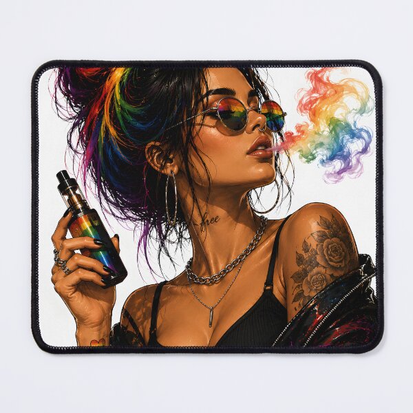 Item preview, Pride Vape Club – Rainbow Rebel Edition designed and sold by House of Taste Designs.