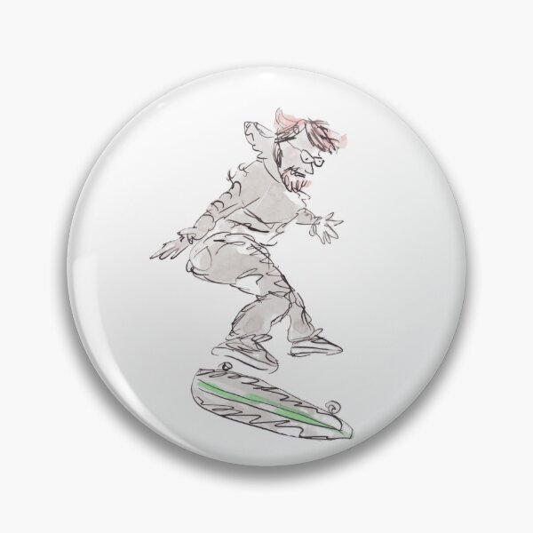 Artikelvorschau, Skater führt Stunt auf dem Skateboard aus entworfen und verkauft von Inky Fingers Illustrations.