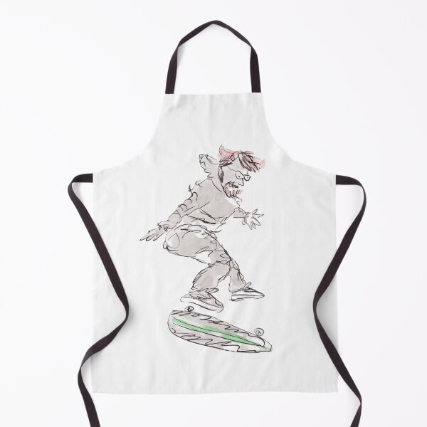 Item preview, Skater doing stunt on skateboard designed and sold by Inky Fingers Illustrations.
