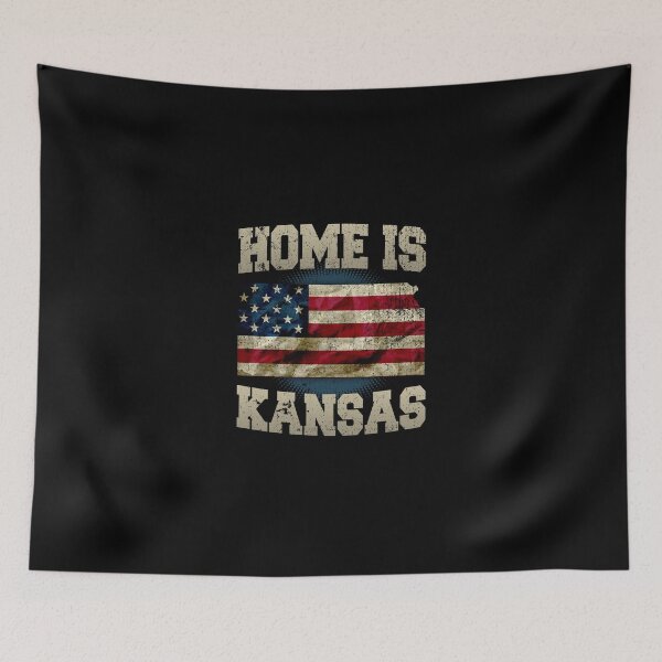 Item preview, Home is Kansas USA US map gift unique fans Proud Strong Support designed and sold by djpraxis.
