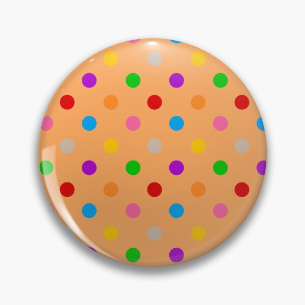 Item preview, Orange Colorful Polka Dots Design designed and sold by PatternTitan.