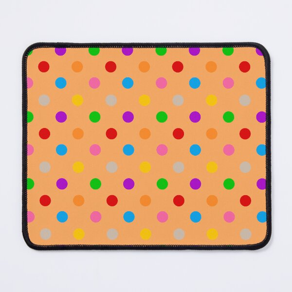 Item preview, Orange Colorful Polka Dots Design designed and sold by PatternTitan.
